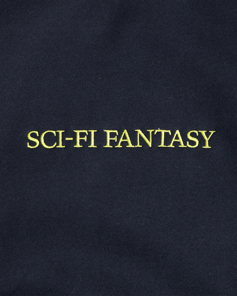 Sci-Fi Fantasy Logo Crewneck Navy