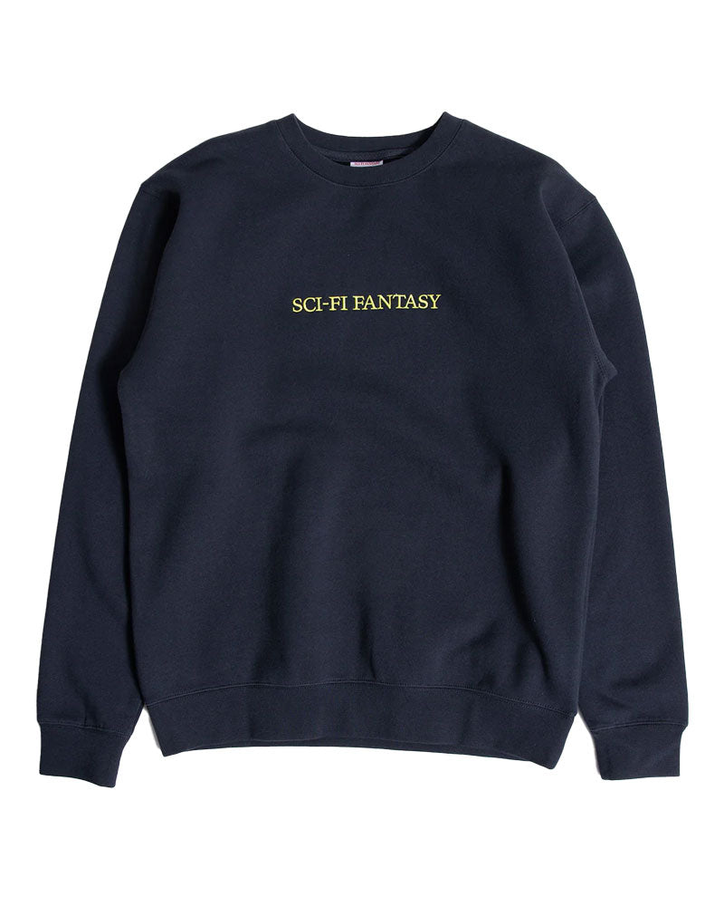 Sci-Fi Fantasy Logo Crewneck Navy