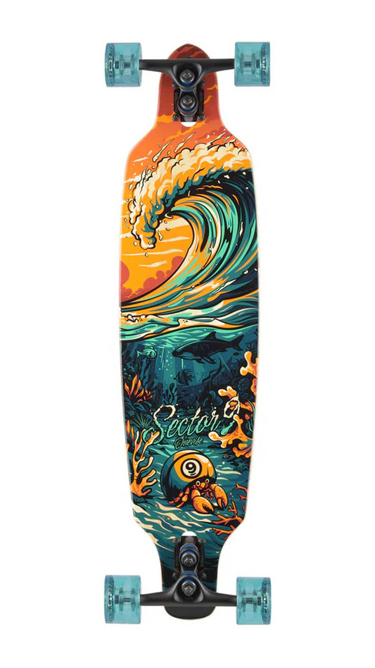 Sector 9 Flipside Fractal Longboard Complete