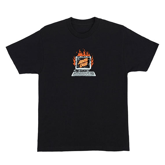 Santa Cruz Self Destruct T-Shirt Black