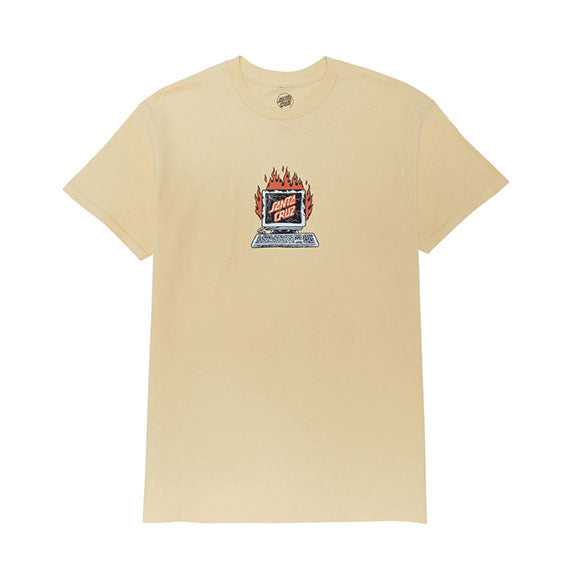 Santa Cruz Self Destruct T-Shirt Vegas Gold