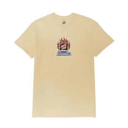 Santa Cruz Self Destruct T-Shirt Vegas Gold