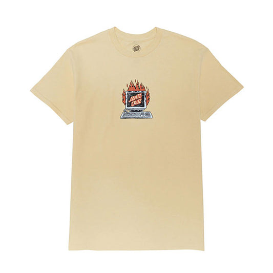 Santa Cruz Self Destruct T-Shirt Vegas Gold