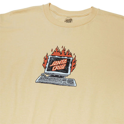Santa Cruz Self Destruct T-Shirt Vegas Gold