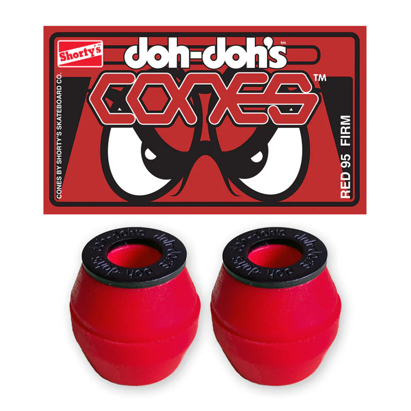 Shorty's Cones Hard Red Bushings 95A