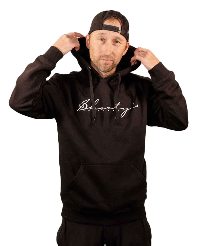 Shorty's Script Hoodie Black 2026