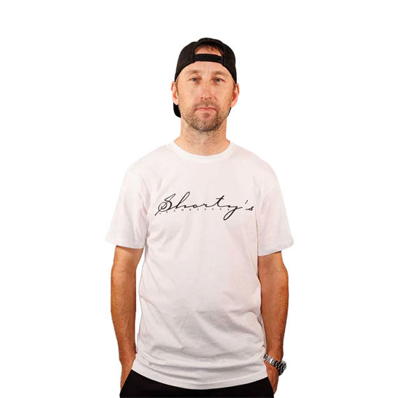 Shorty's Script T-Shirt White 2026