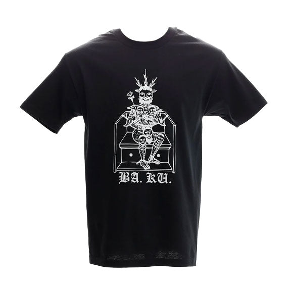 Skull Skates BA. KU. Throne T-Shirt - Black/White