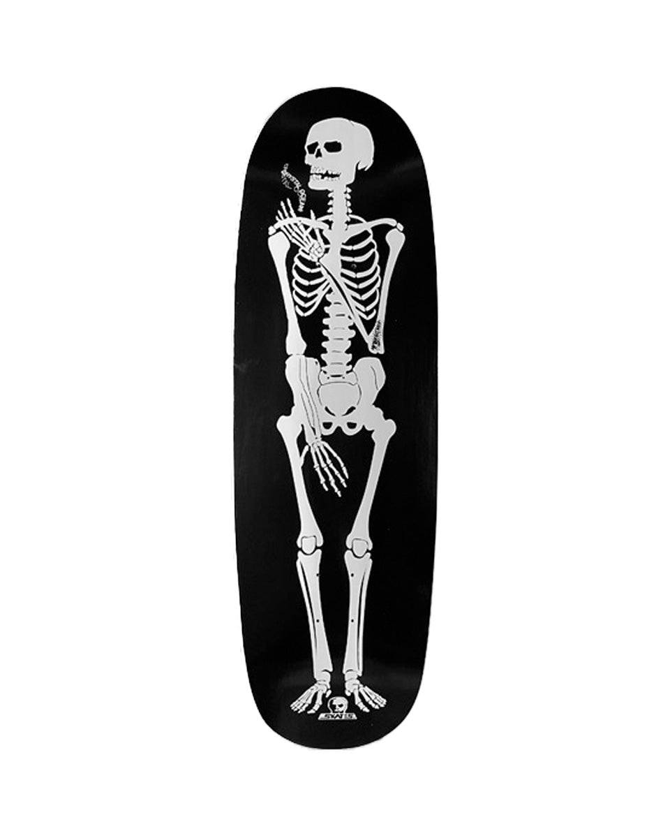 Skull Skates CO Skeleton Football Deck 10"