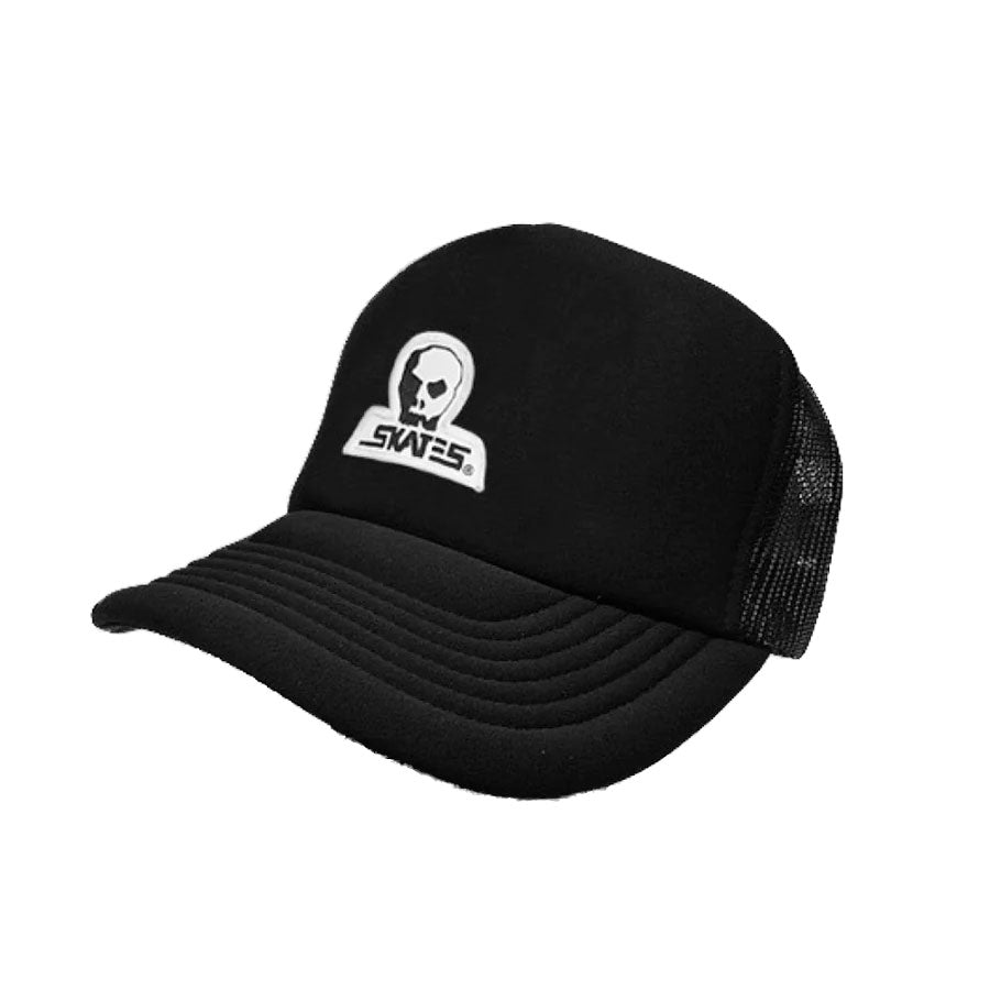 Skull Skates Diecut Patch Logo Mesh Cap Black