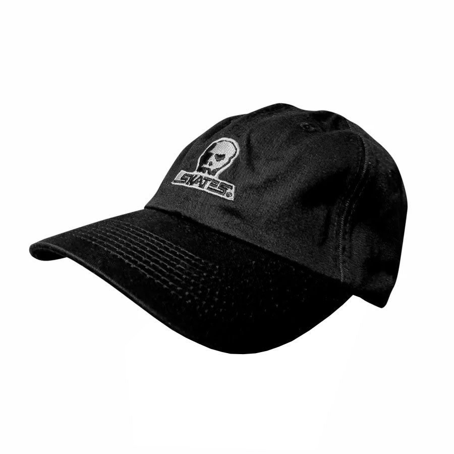 Skull Skates Embroidered Dad Cap Black