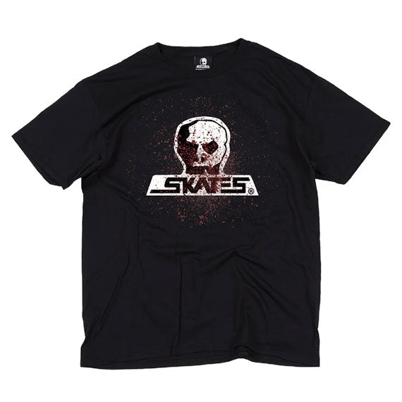 Skull Skates Give Blood T-Shirt Black