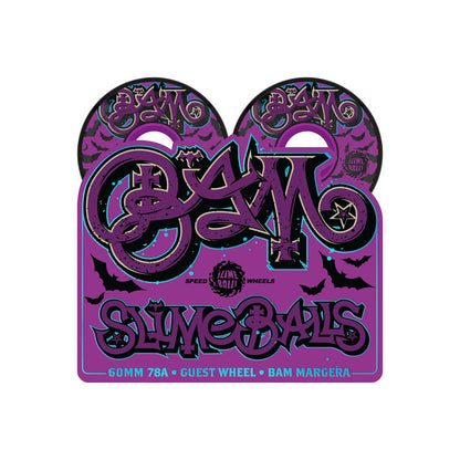 Slime Balls  Bam Margera Guest OG Slime Black Wheels 78A 60mm
