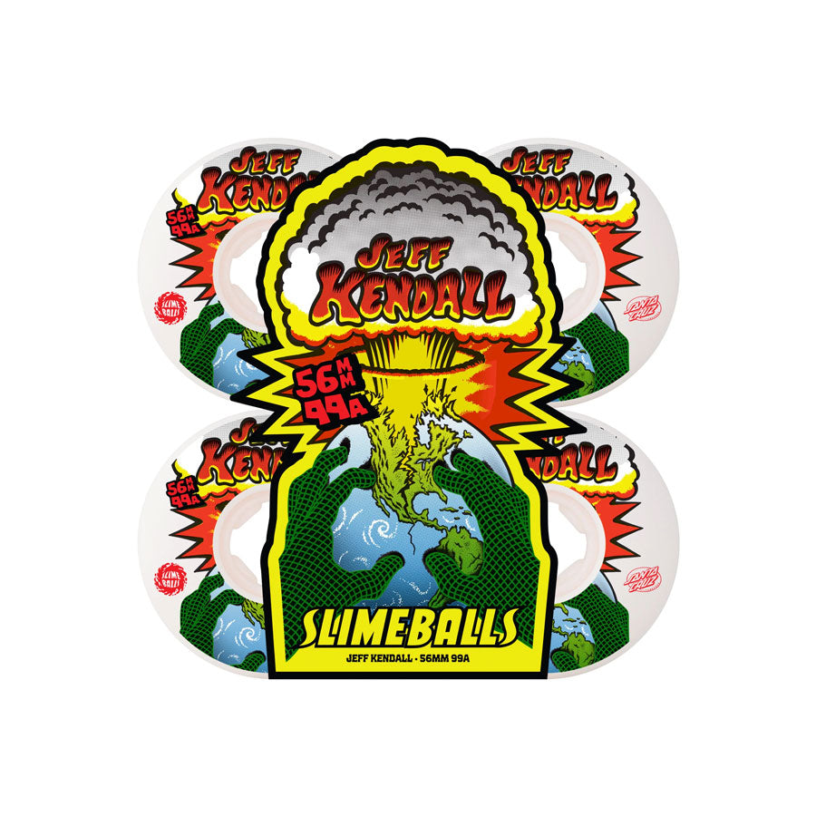 Slime Balls  Kendall End of the World Reissue Chubbies White Wheels 99A 56mm