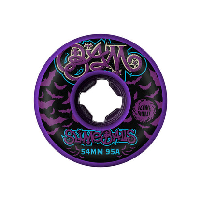 Slime Balls  Bam Margera Guest Purple Hardline Wheels  95A 54mm