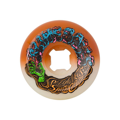 Slime Balls Hairballs 50-50 White/Orange 95A Wheels 56mm