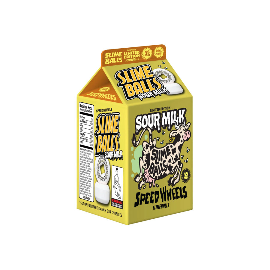 Slime Balls Sour Milk Mini Chubbies White 99A Wheels 54mm