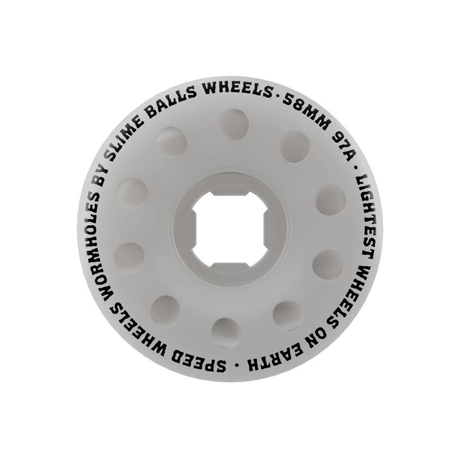 Slime Balls Worm Holes White 97A Wheels 58mm