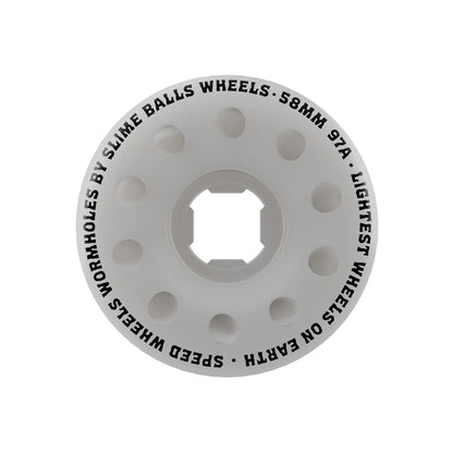 Slime Balls Worm Holes White 97A Wheels 58mm