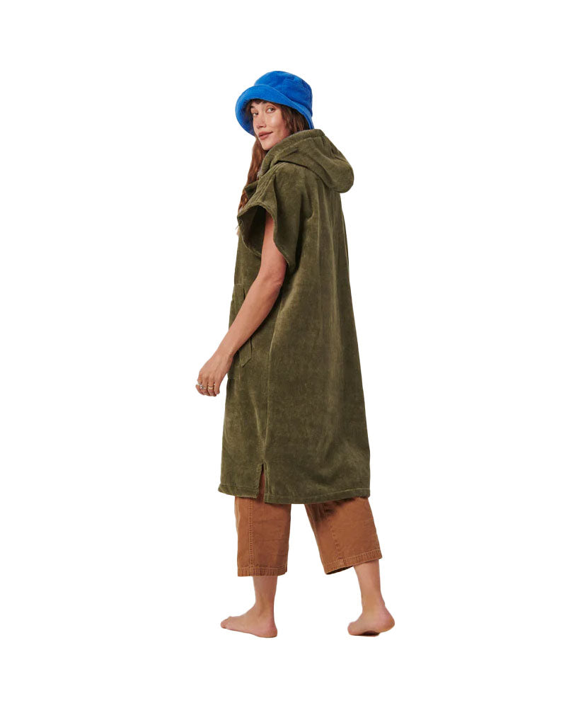 Slowtide The Digs Extra Warm Poncho Green