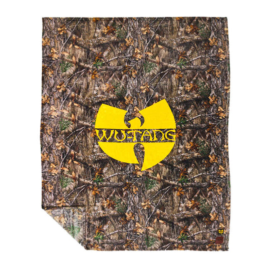 Slowtide Wu-Tang Triumph Plush Throw Blanket Camo