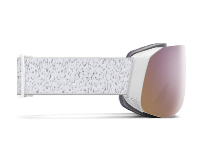 Smith 4D MAG S Goggle White Chunky Knit/ChromaPop Everyday Rose Gold Mirror  + Bonus Lens 2025