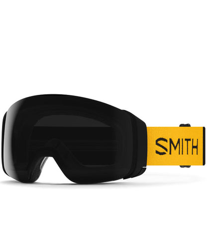 Smith 4D Mag Goggle - Gold Bar/ChromaPop Sun Black + Bonus Lens 2024