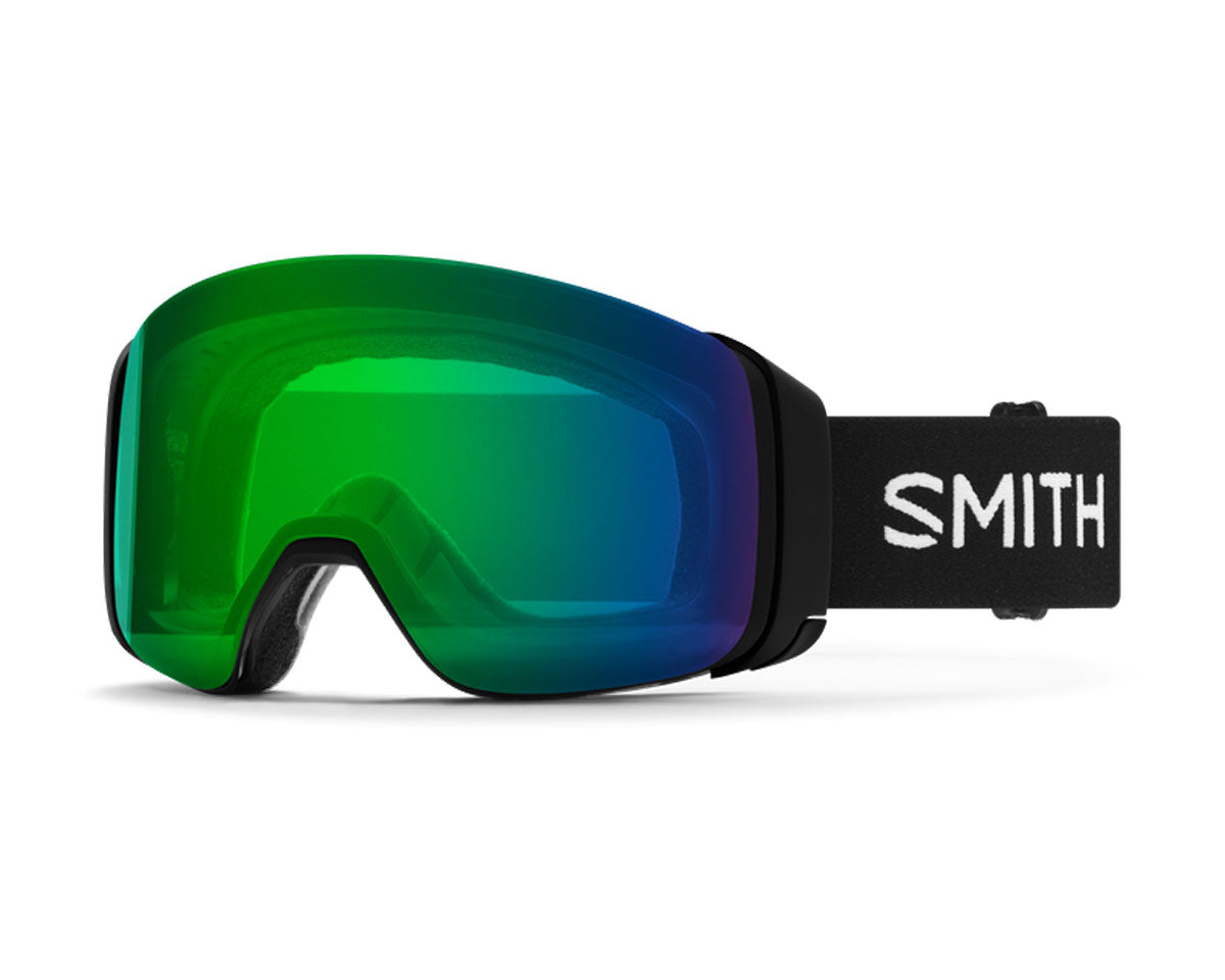 Smith 4D Mag Goggle Black - ChromaPop Everyday Green Mirror + Bonus Lens 2026
