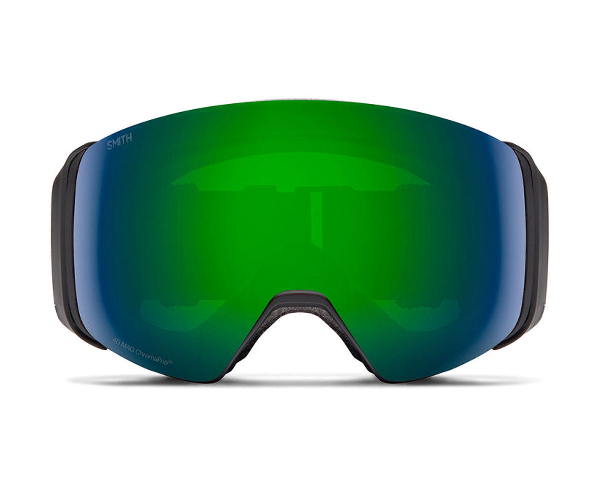 Smith 4D MAG S Goggle Black - ChromaPop Sun Green Mirror + Bonus Lens 2027