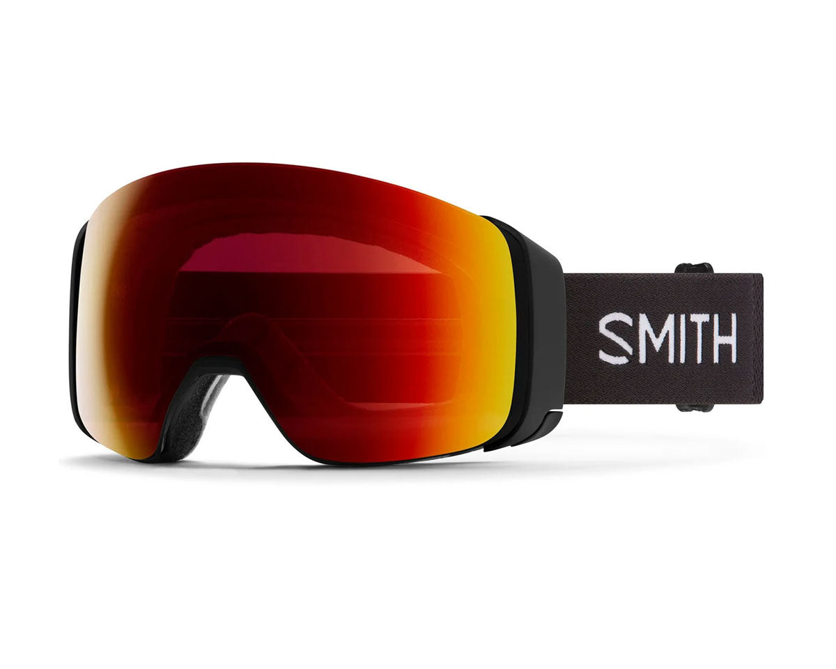 Smith 4D Mag Goggle Black - ChromaPop Sun Red Mirror + Bonus Lens 2027