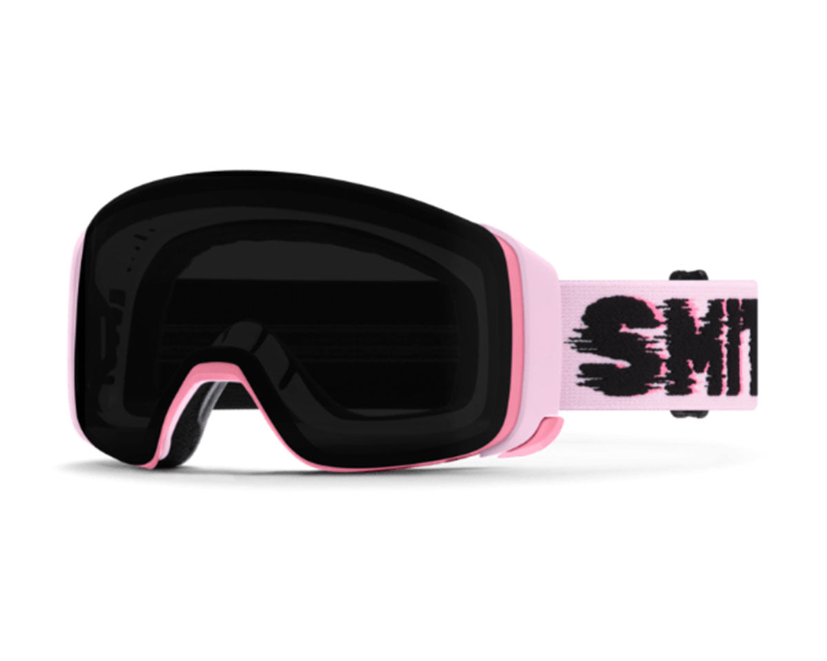 Smith 4D Mag Goggle Pink Frost Flex Glitch - ChromaPop Sun Black + Bonus Lens 2027