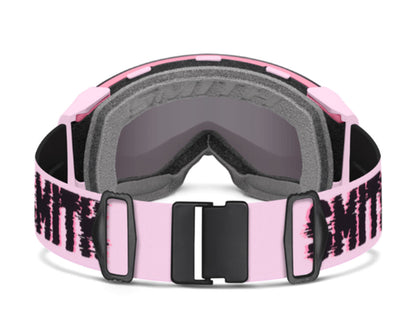 Smith 4D Mag Goggle Pink Frost Flex Glitch - ChromaPop Sun Black + Bonus Lens 2027