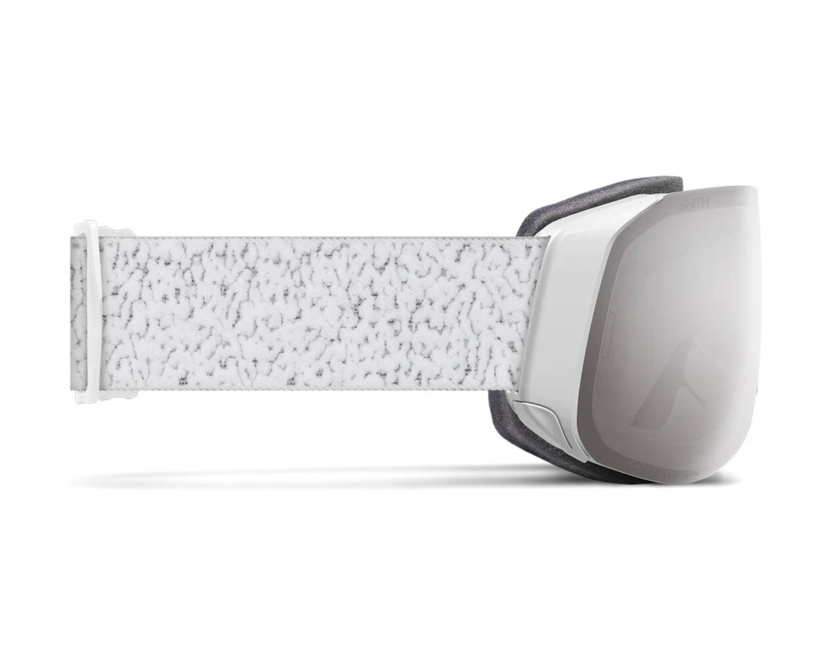 Smith 4D Mag S Goggle White Chunky Knit - ChromaPop Sun Platinum Mirror + Bonus Lens 2027