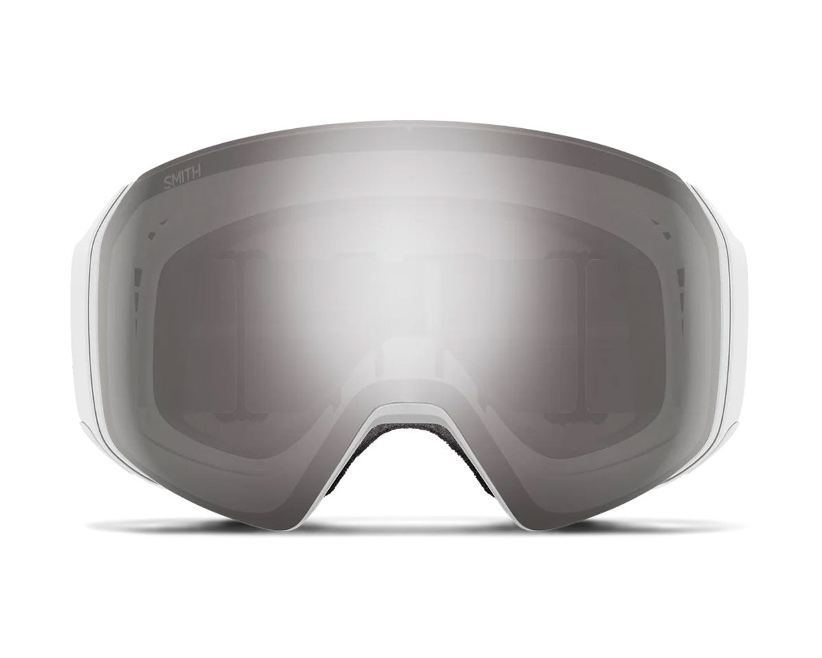 Smith 4D Mag S Goggle White Chunky Knit - ChromaPop Sun Platinum Mirror + Bonus Lens 2027