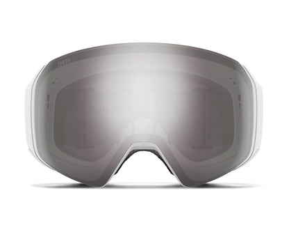 Smith 4D Mag S Goggle White Chunky Knit - ChromaPop Sun Platinum Mirror + Bonus Lens 2027