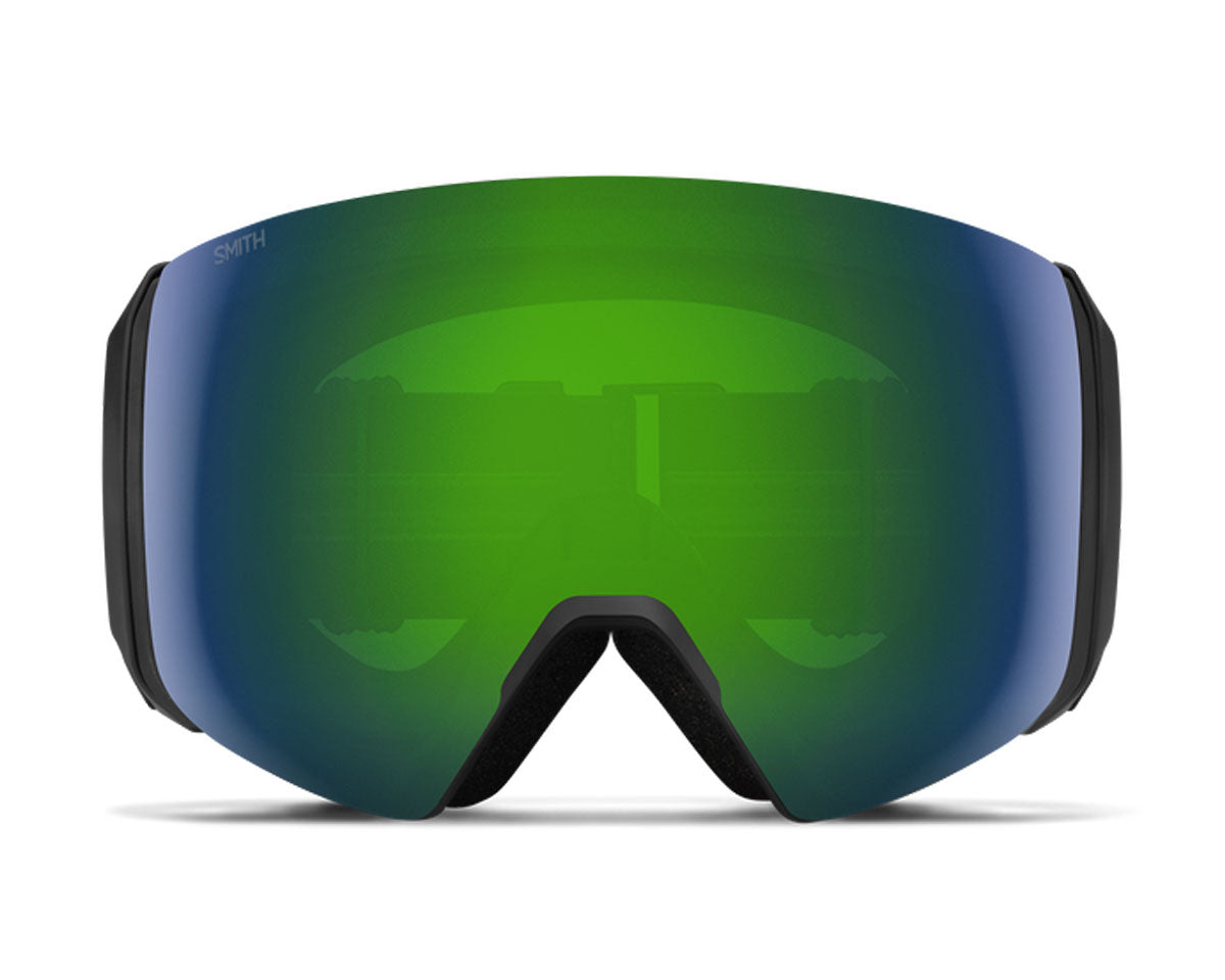 Smith 4D Mag XL Goggle Black - ChromaPop Sun Green Mirror + Bonus Lens 2026