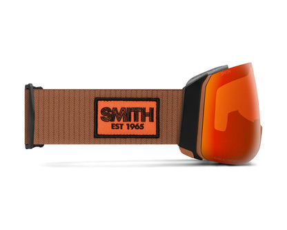 Smith 4D Mag XL Goggle Black Warm Steel - ChromaPop Everyday Red Mirror + Bonus Lens 2027