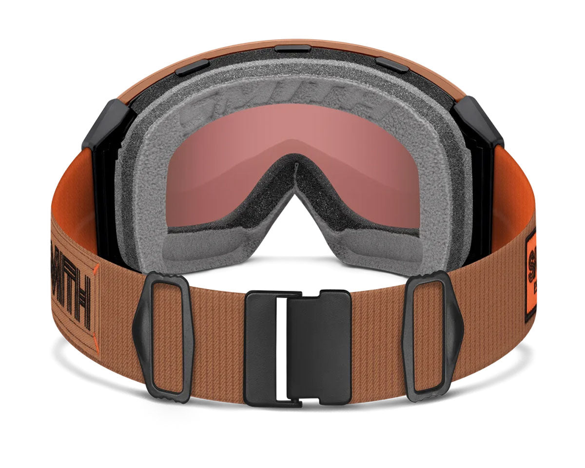 Smith 4D Mag XL Goggle Black Warm Steel - ChromaPop Everyday Red Mirror + Bonus Lens 2027