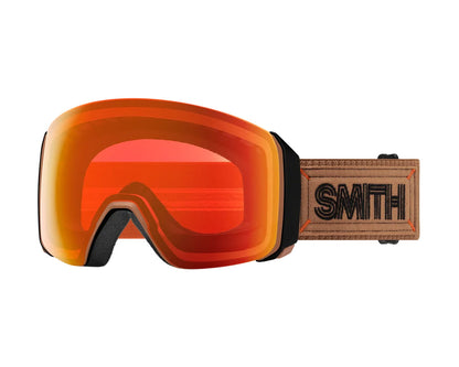 Smith 4D Mag XL Goggle Black Warm Steel - ChromaPop Everyday Red Mirror + Bonus Lens 2027