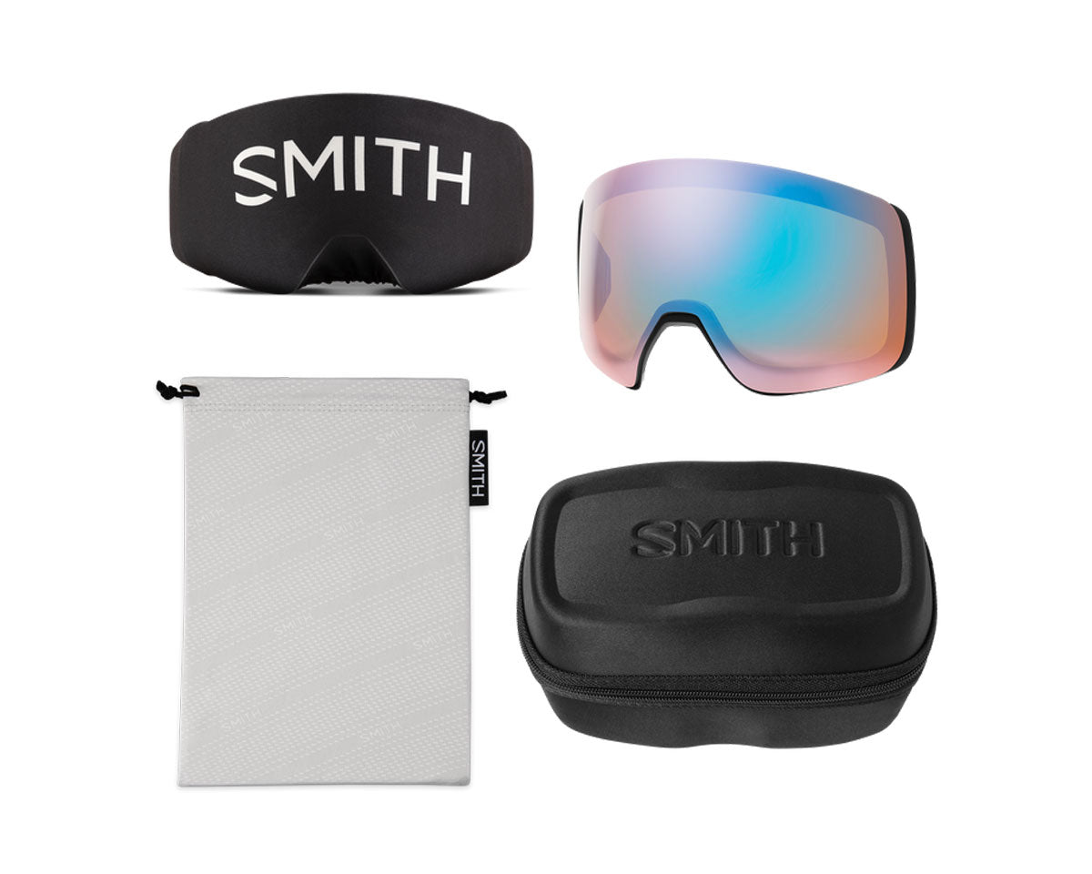 Smith 4D Mag XL Goggle Blackout - ChromaPop Sun Black + Bonus Lens 2026