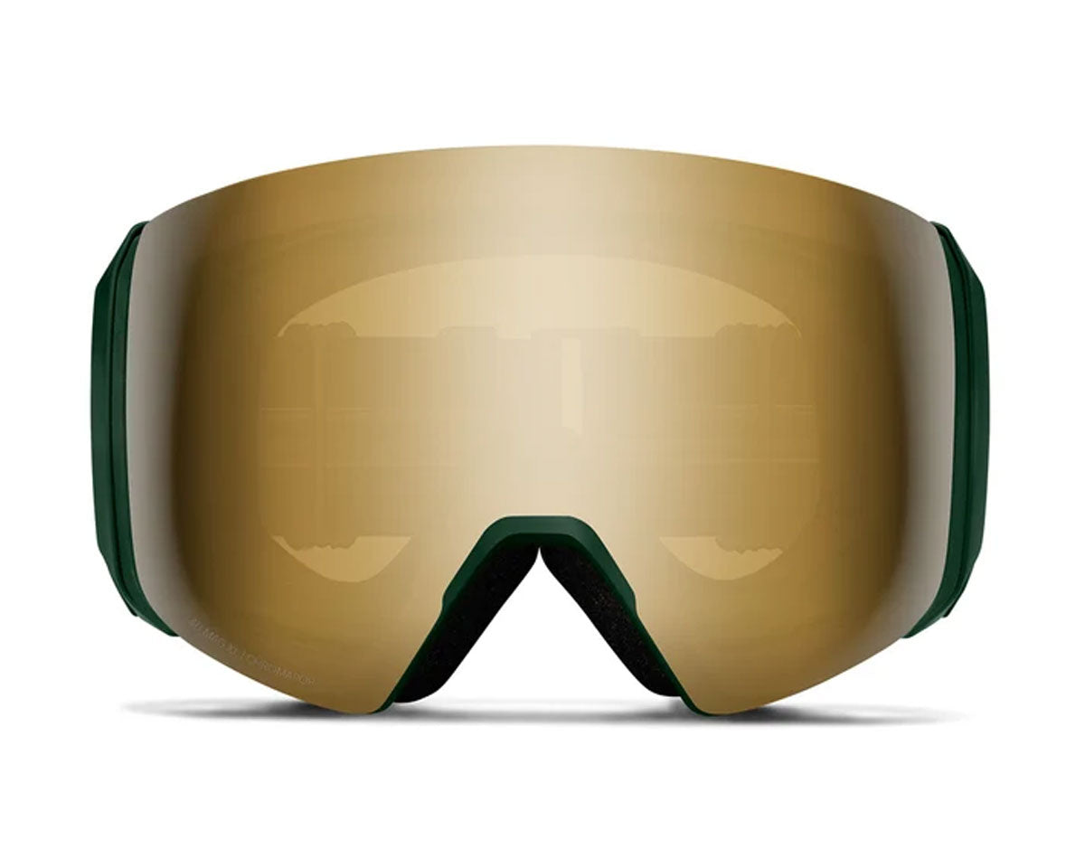Smith 4D Mag XL Goggle Evergreen Retro Classic - ChromaPop Sun Black Gold Mirror + Bonus Lens 2027