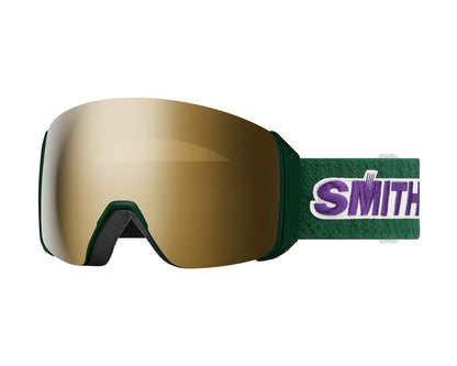 Smith 4D Mag XL Goggle Evergreen Retro Classic - ChromaPop Sun Black Gold Mirror + Bonus Lens 2027