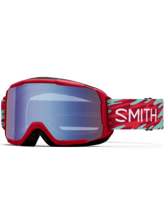 Smith Kids' Daredevil Goggle - Crimson Swirled/Blue Sensor Mirror 2024 ...