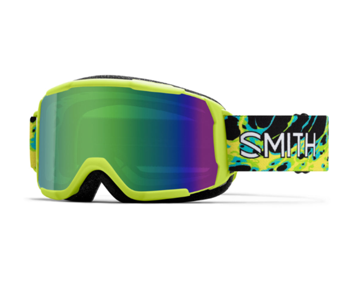 Smith Kids' Daredevil Goggle Electric Lime Slime - Green Sol-X Mirror 2027