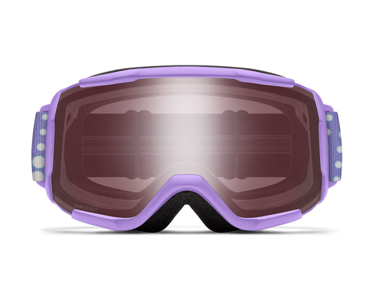 Smith Kids' Daredevil Goggle Light Lavender Dot Clouds - Ignitor Mirror 2027