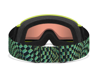 Smith Rascal Goggle Electric Lime Left Turn 2026