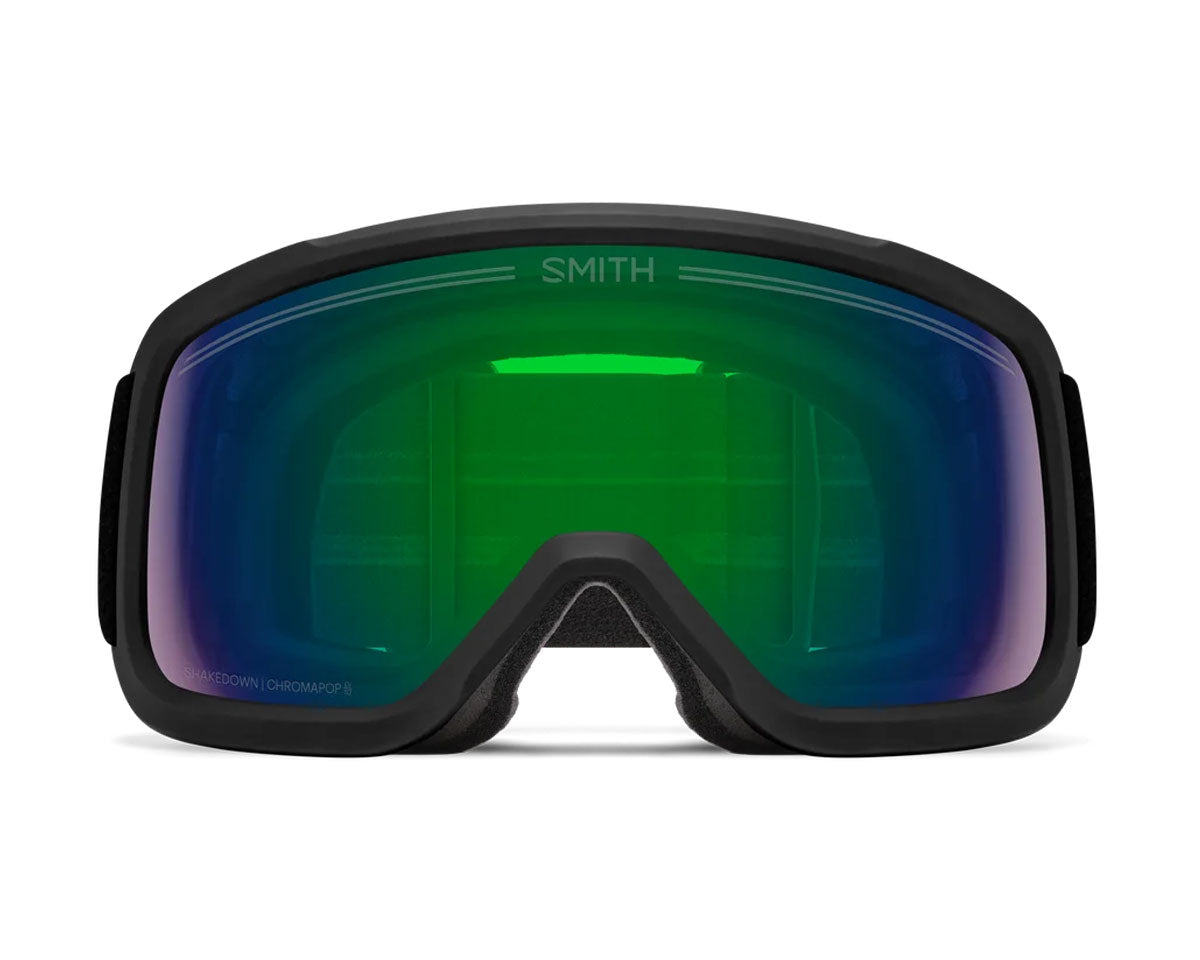 Smith Shakedown Goggle Black - ChromaPop Everyday Green Mirror + Bonus Lens 2027