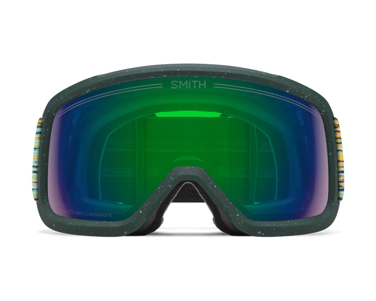 Smith Shakedown Goggle Emerald ReNU Upcycled Scrap - ChromaPop Everyday Green Mirror + Bonus Lens 2027