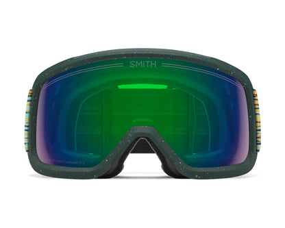 Smith Shakedown Goggle Emerald ReNU Upcycled Scrap - ChromaPop Everyday Green Mirror + Bonus Lens 2027