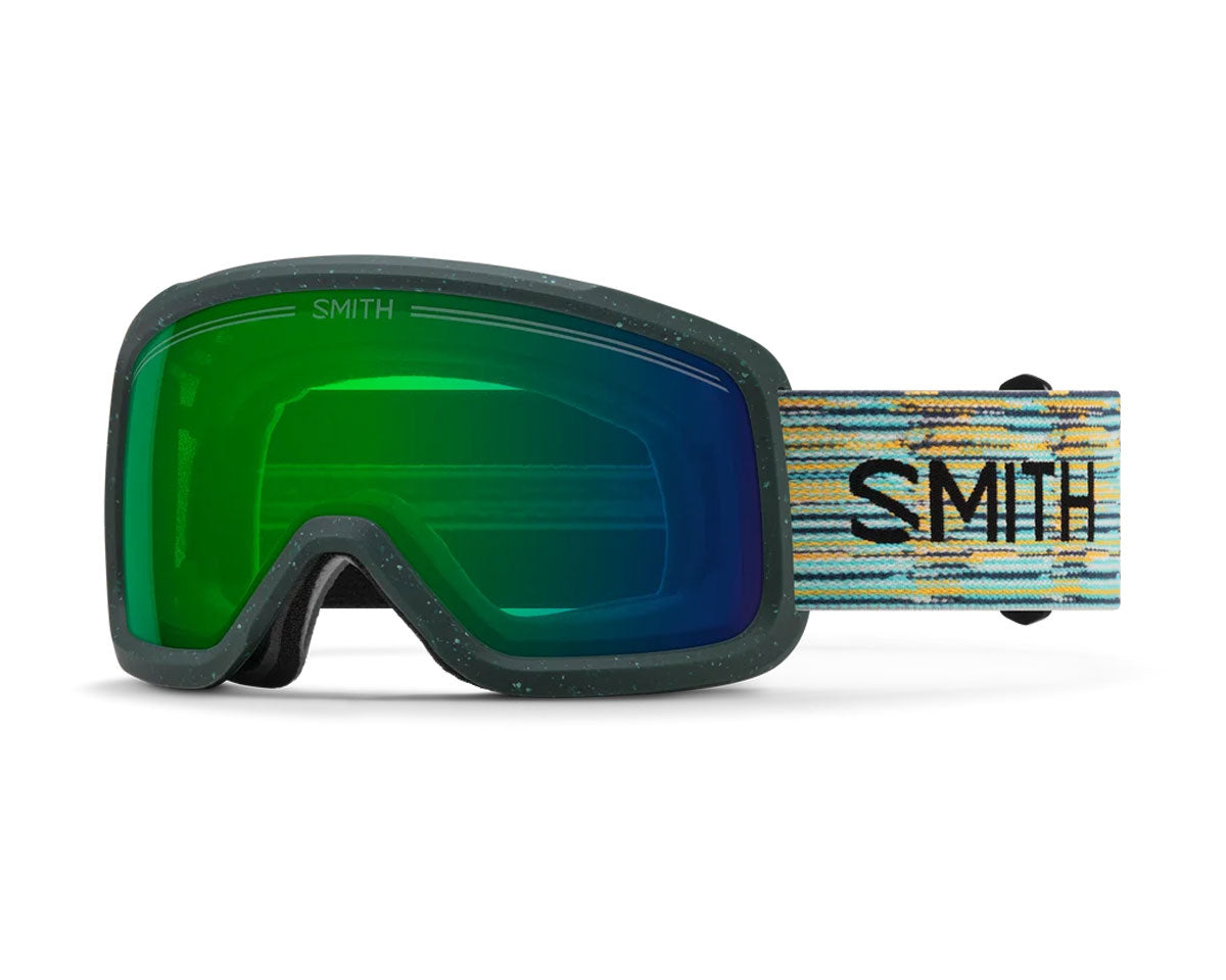 Smith Shakedown Goggle Emerald ReNU Upcycled Scrap - ChromaPop Everyday Green Mirror + Bonus Lens 2027